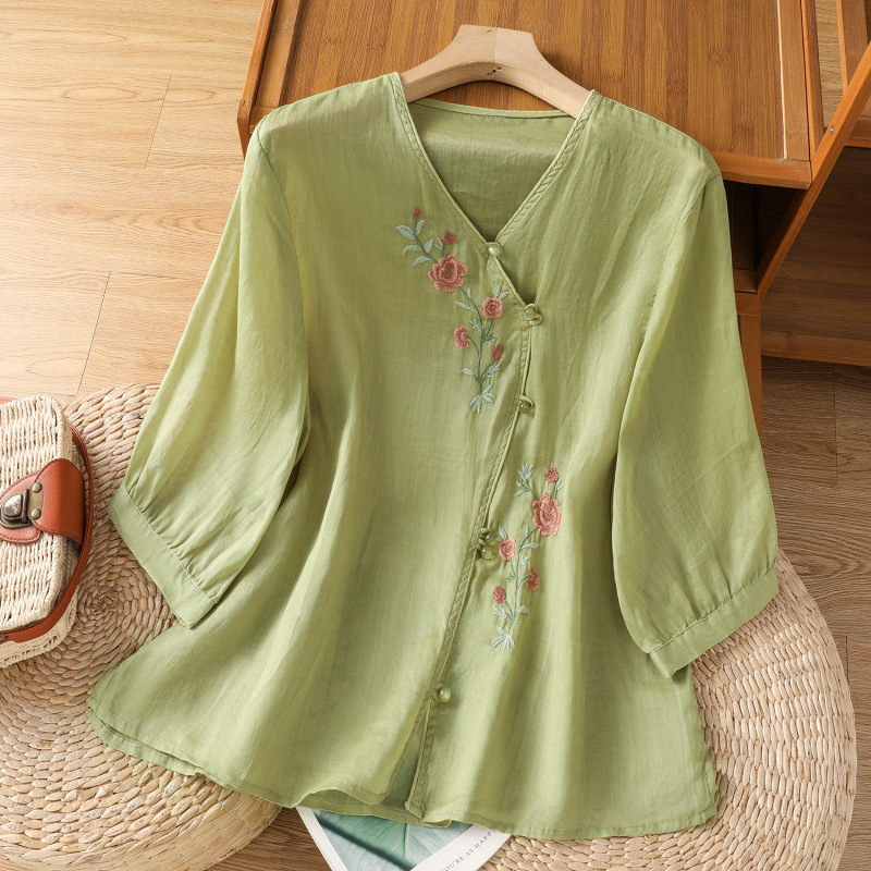 Everly Linen Top