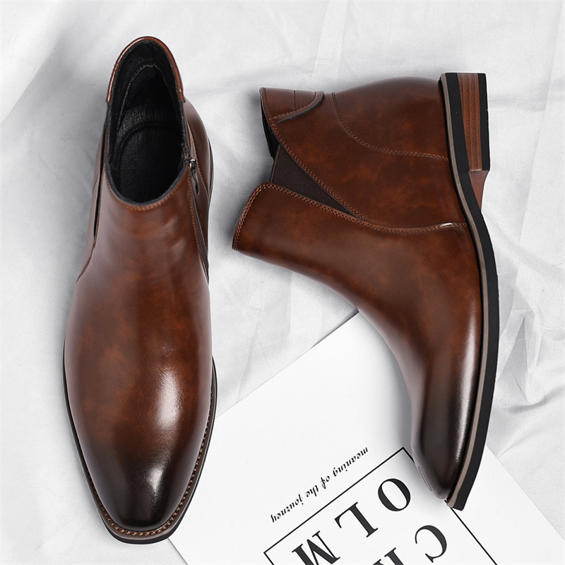 Cristiano Leather Ankle Boots