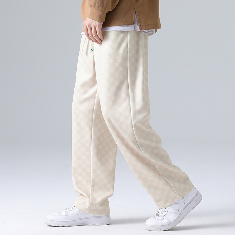 Lusso Checkered Corduroy Joggers