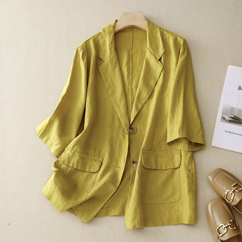 Linen Blazer by Ella