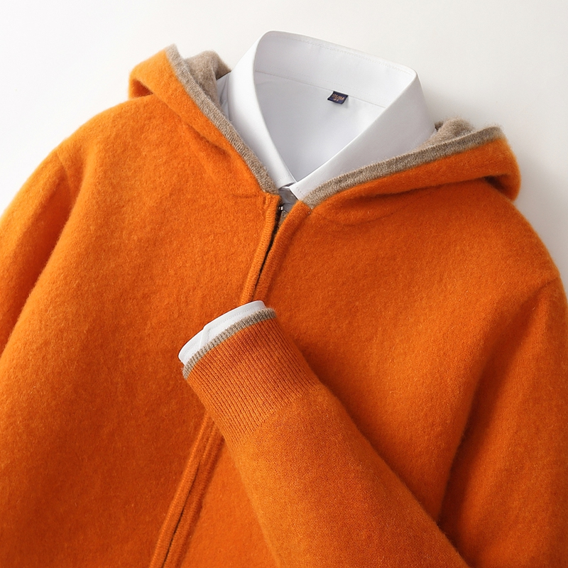 Giorgio Merino Wool Pullover Hoodie