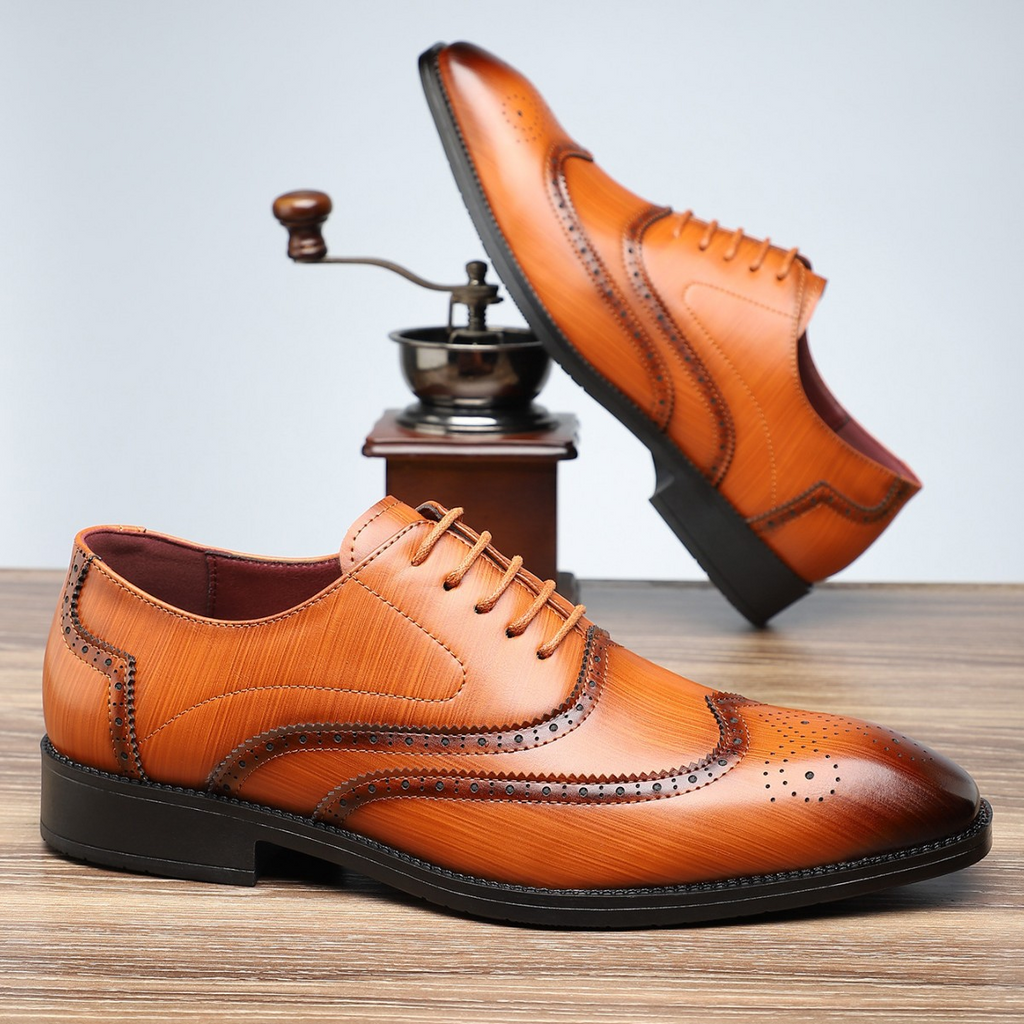 Classic Regency Brogue Dress Shoes