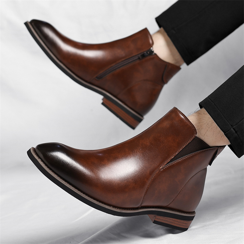 Cristiano Leather Ankle Boots