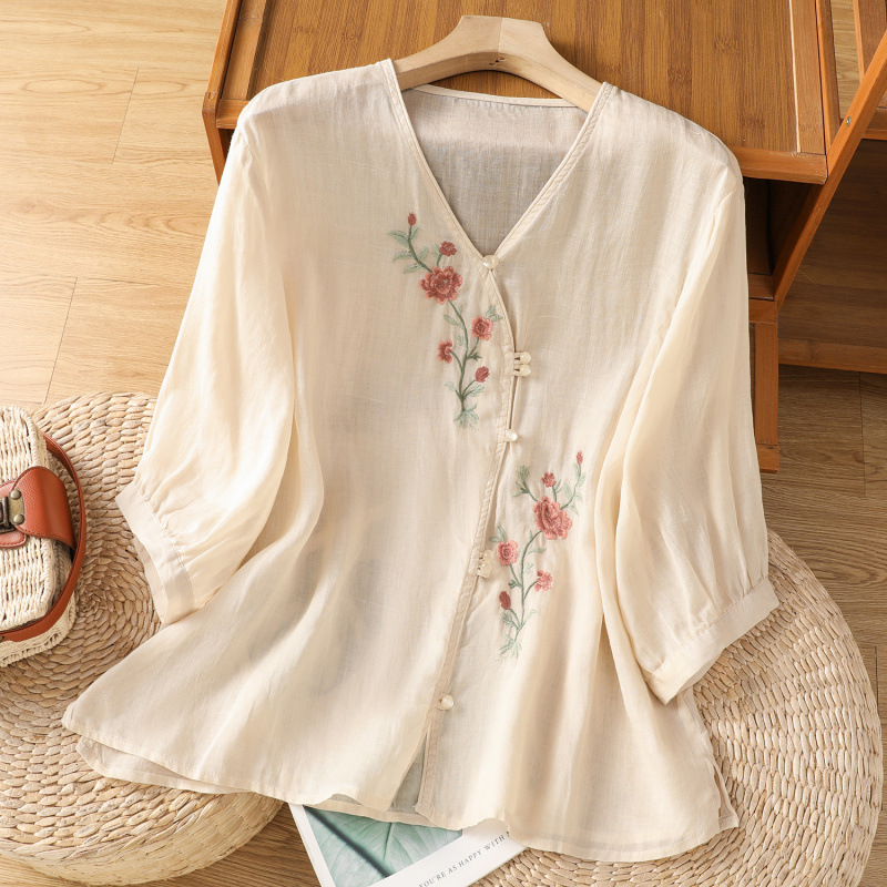 Everly Linen Top