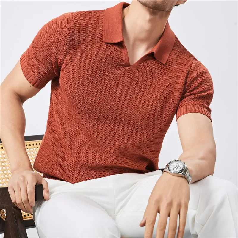 Lusso Knit Polo Tee