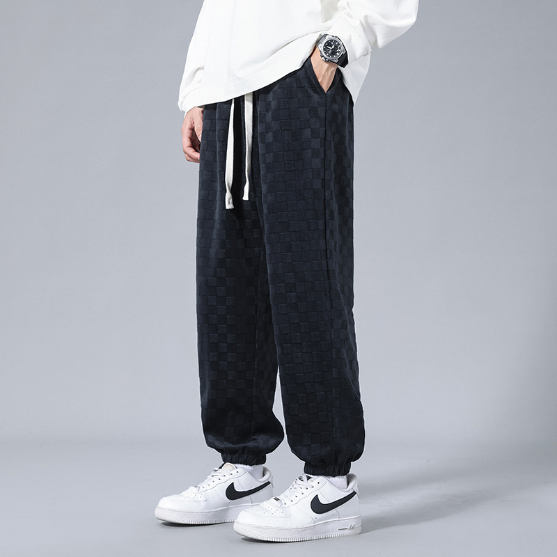 Andre Checkered Corduroy Joggers