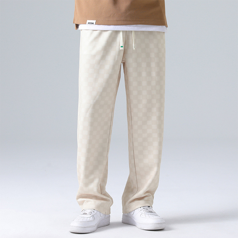 Lusso Checkered Corduroy Joggers