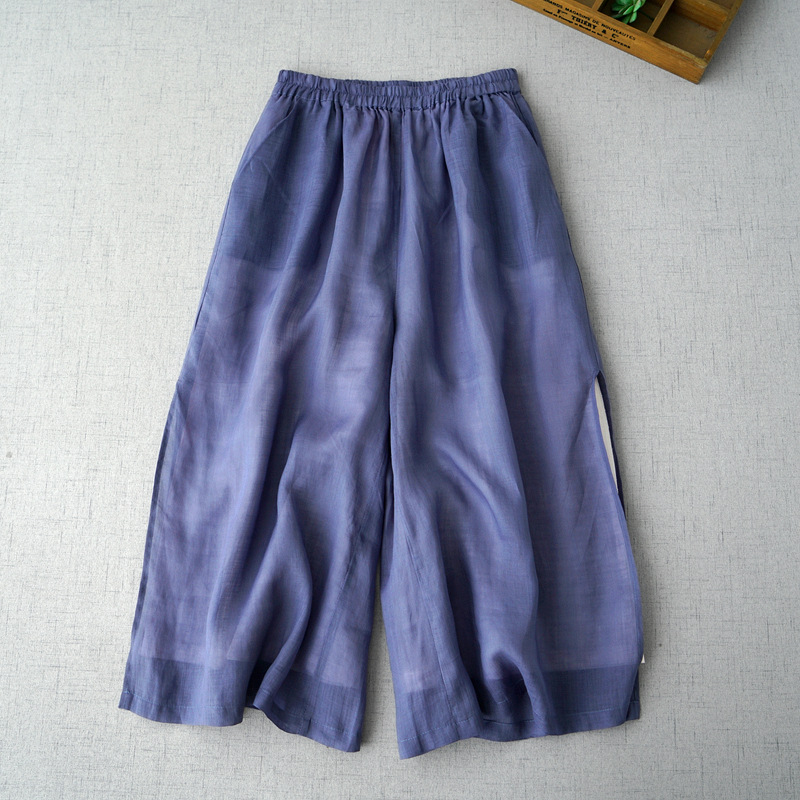 Lila Lightweight Linen Trousers