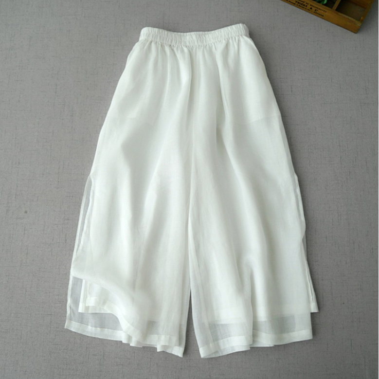 Lila Lightweight Linen Trousers