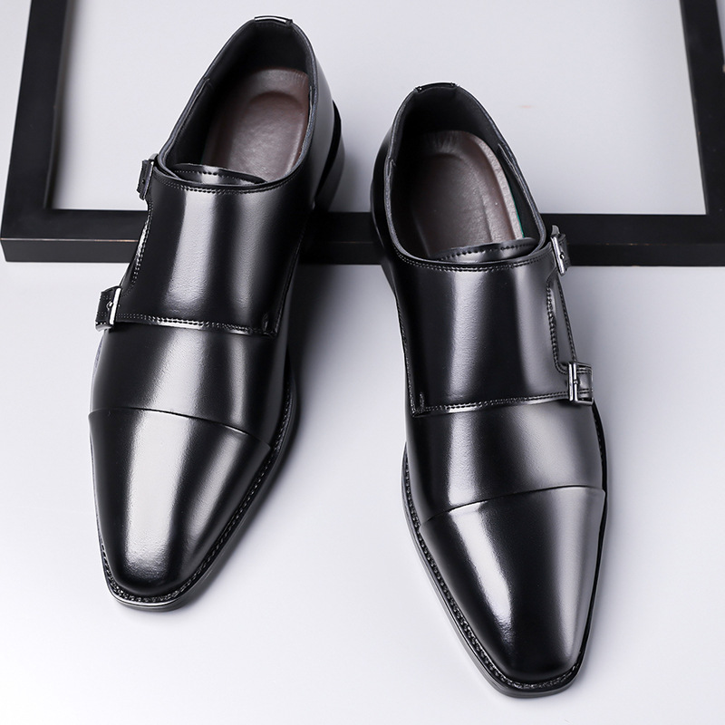 Veneto Italian Monk Strap Slip-On Loafers