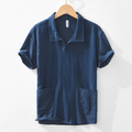 Arlo Linen Short-Sleeve Polo