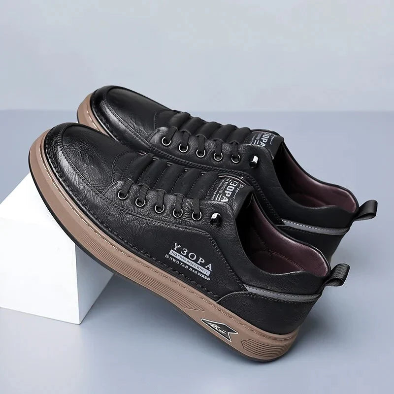 Santini Authentic Leather Sneakers