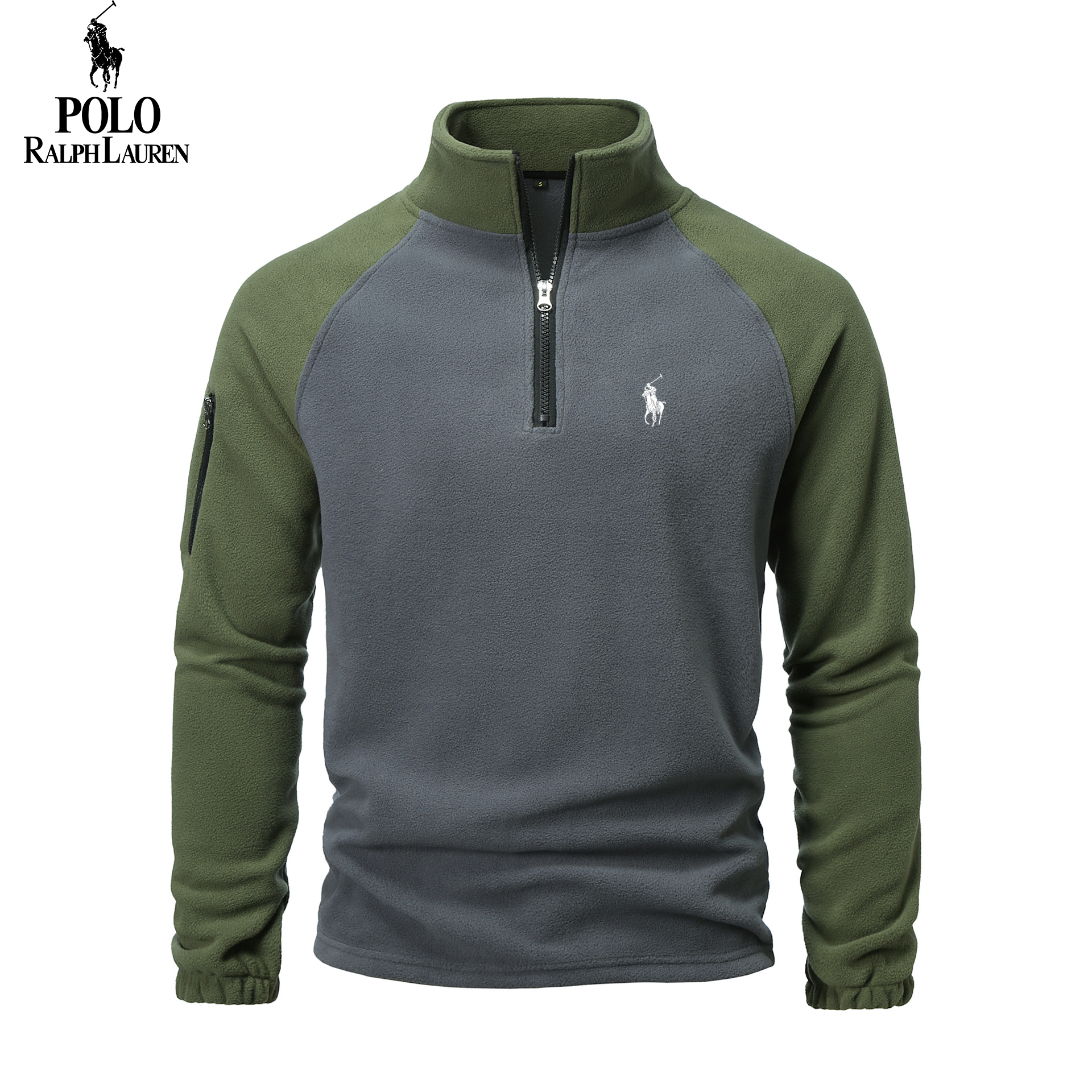 Men’s-Casual-Half-Zip-Shirt