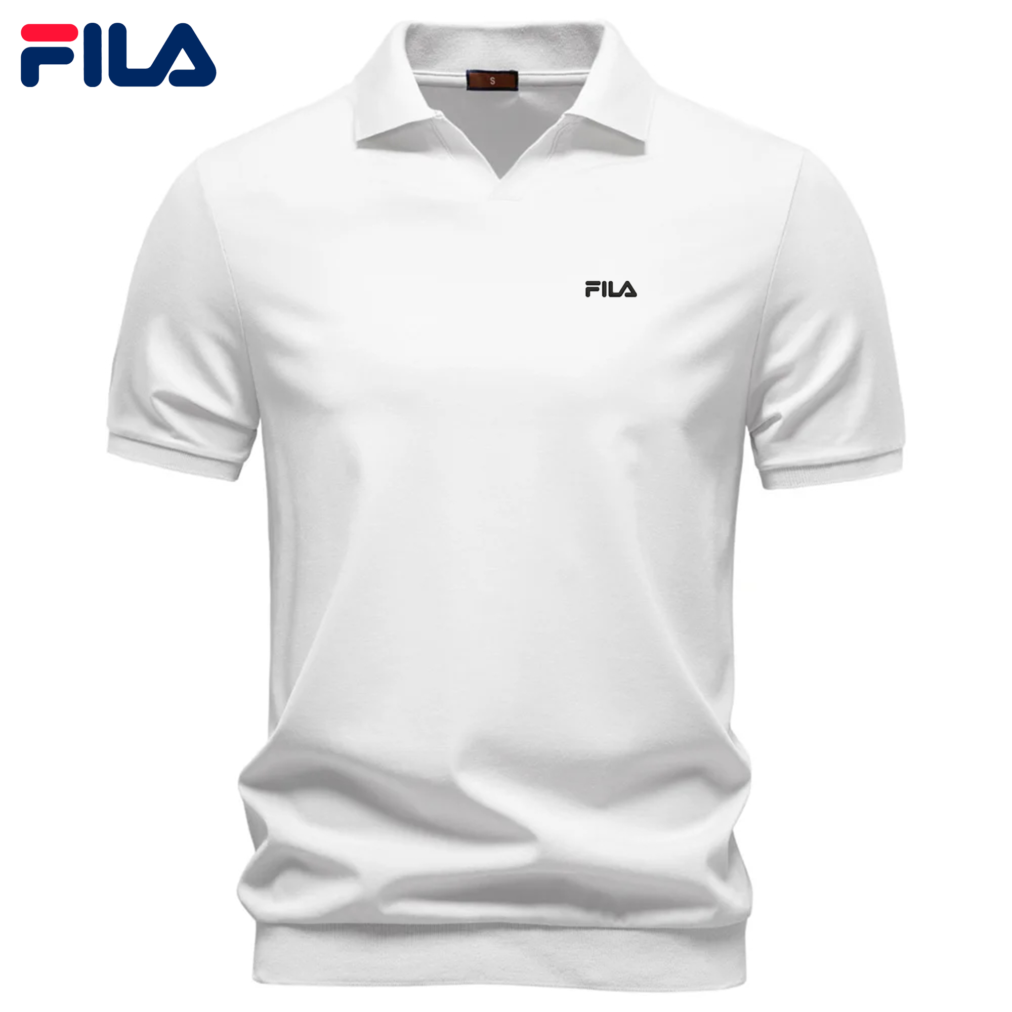 Men’s Seagull Collar Polo Shirt