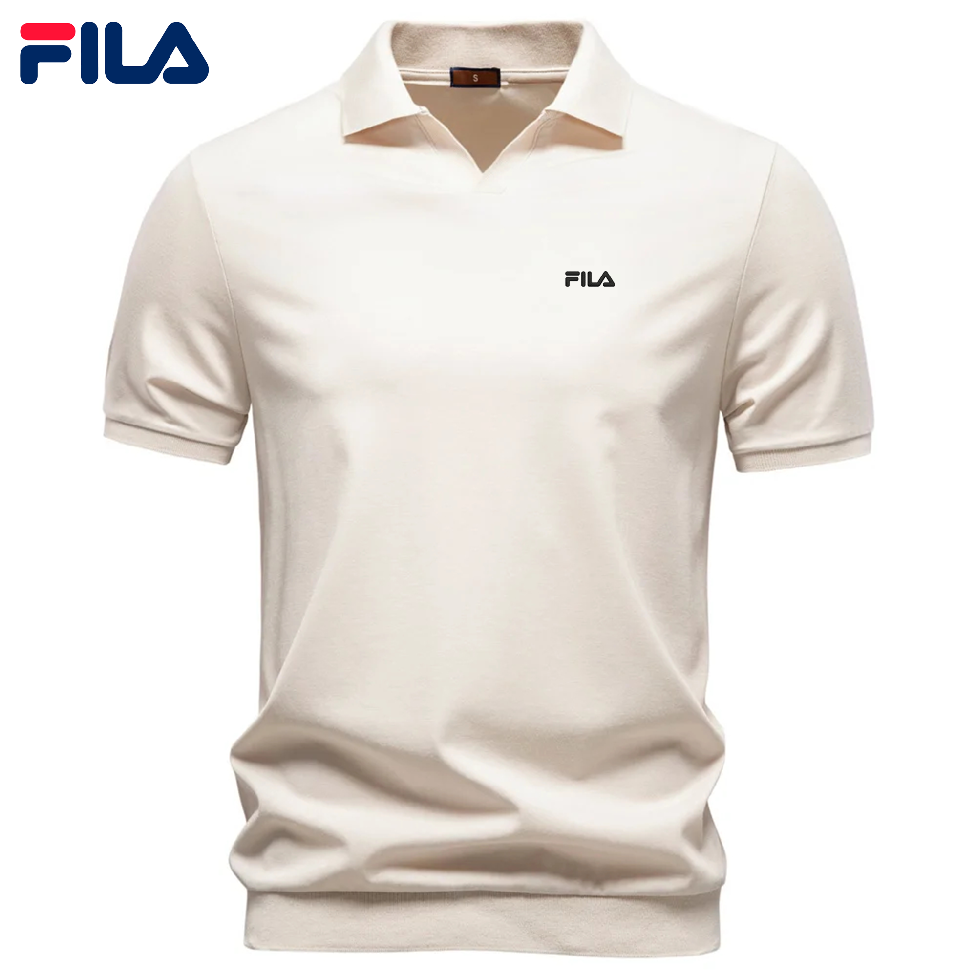 Men’s Seagull Collar Polo Shirt