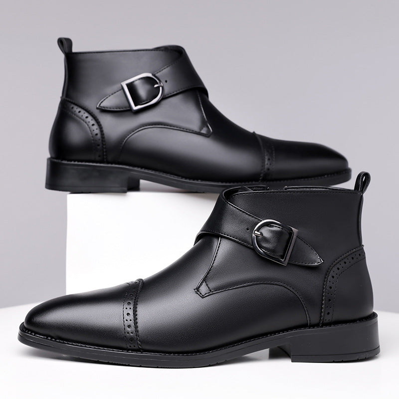 Marcello Genuine Leather Ankle Boots