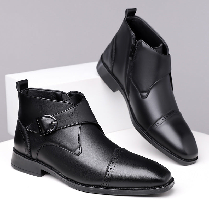 Marcello Genuine Leather Ankle Boots
