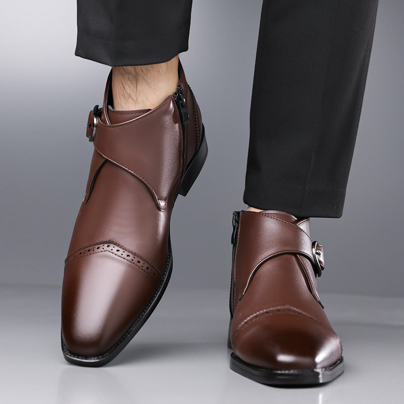 Marcello Genuine Leather Ankle Boots