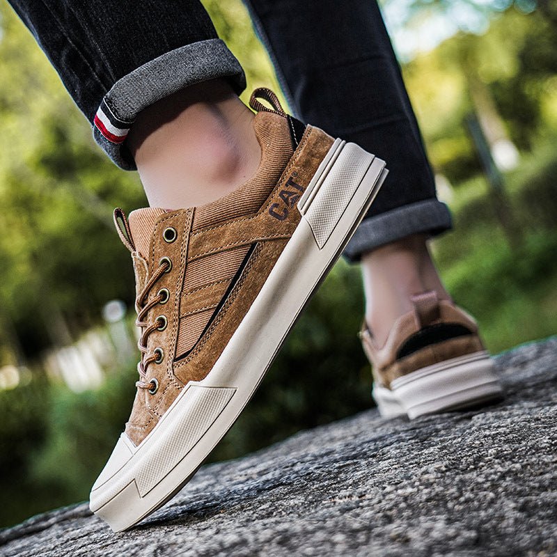 CAT® UrbanDrift Leather Sneakers for Modern Style