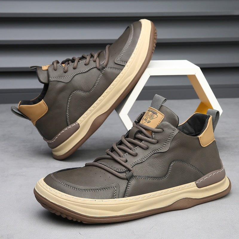 Authentic Italian Leather Sneakers by Ravello