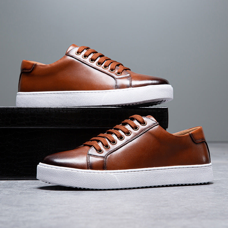 Italian Luxury Leather Sneakers