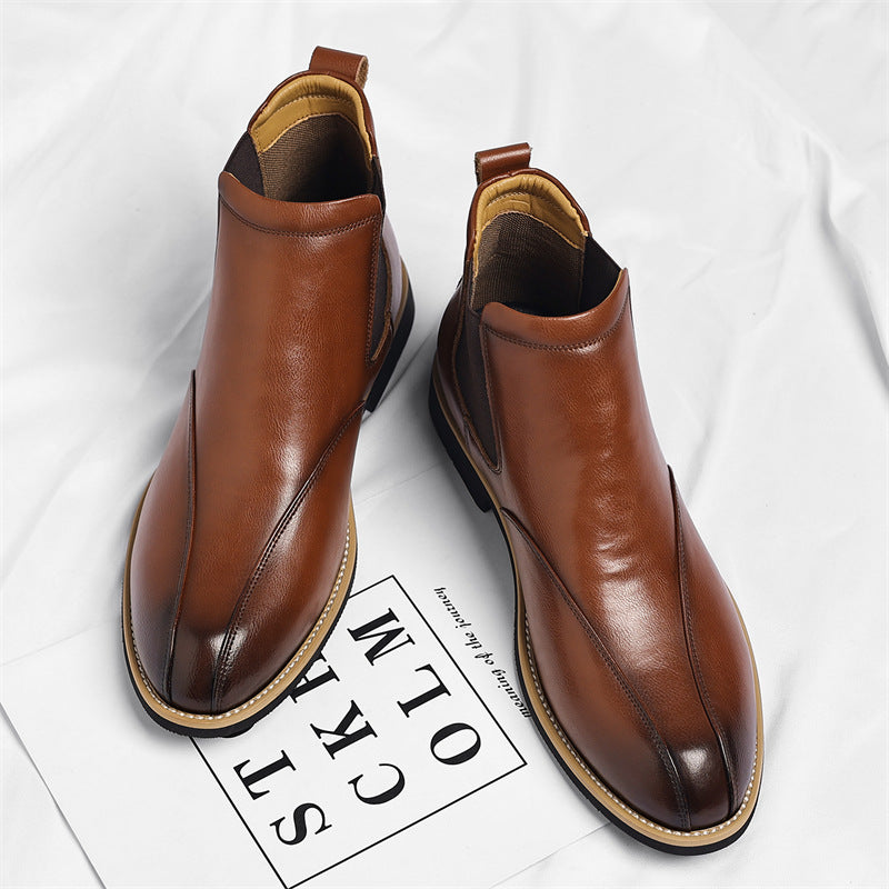 Marcello Leather Ankle Boots