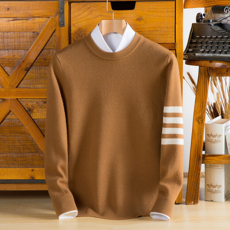 Classic Cashmere Varsity Sweater