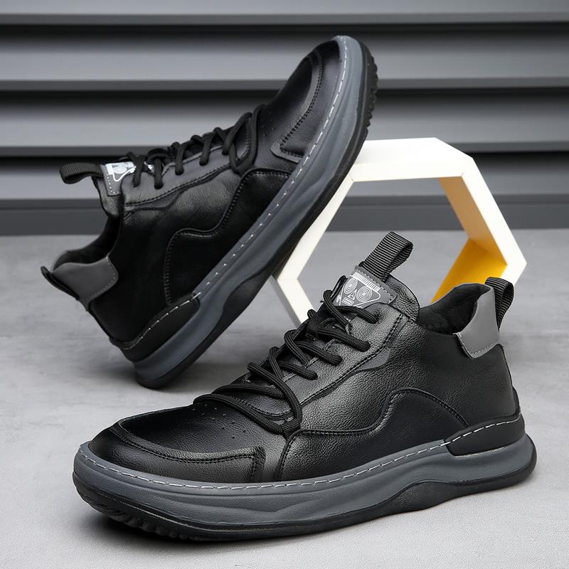 Authentic Italian Leather Sneakers by Marco