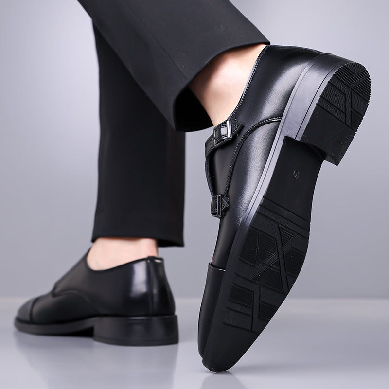 Veneto Italian Monk Strap Slip-On Loafers