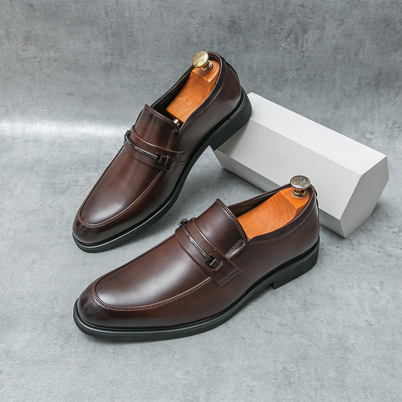 Bruno Genuine Italian Leather Slip-On Shoes