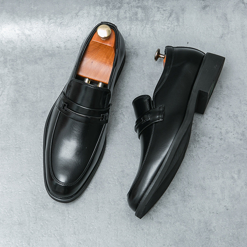 Bruno Genuine Italian Leather Slip-On Shoes