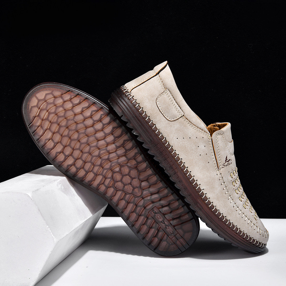 Authentic Leather Loafers by Porter