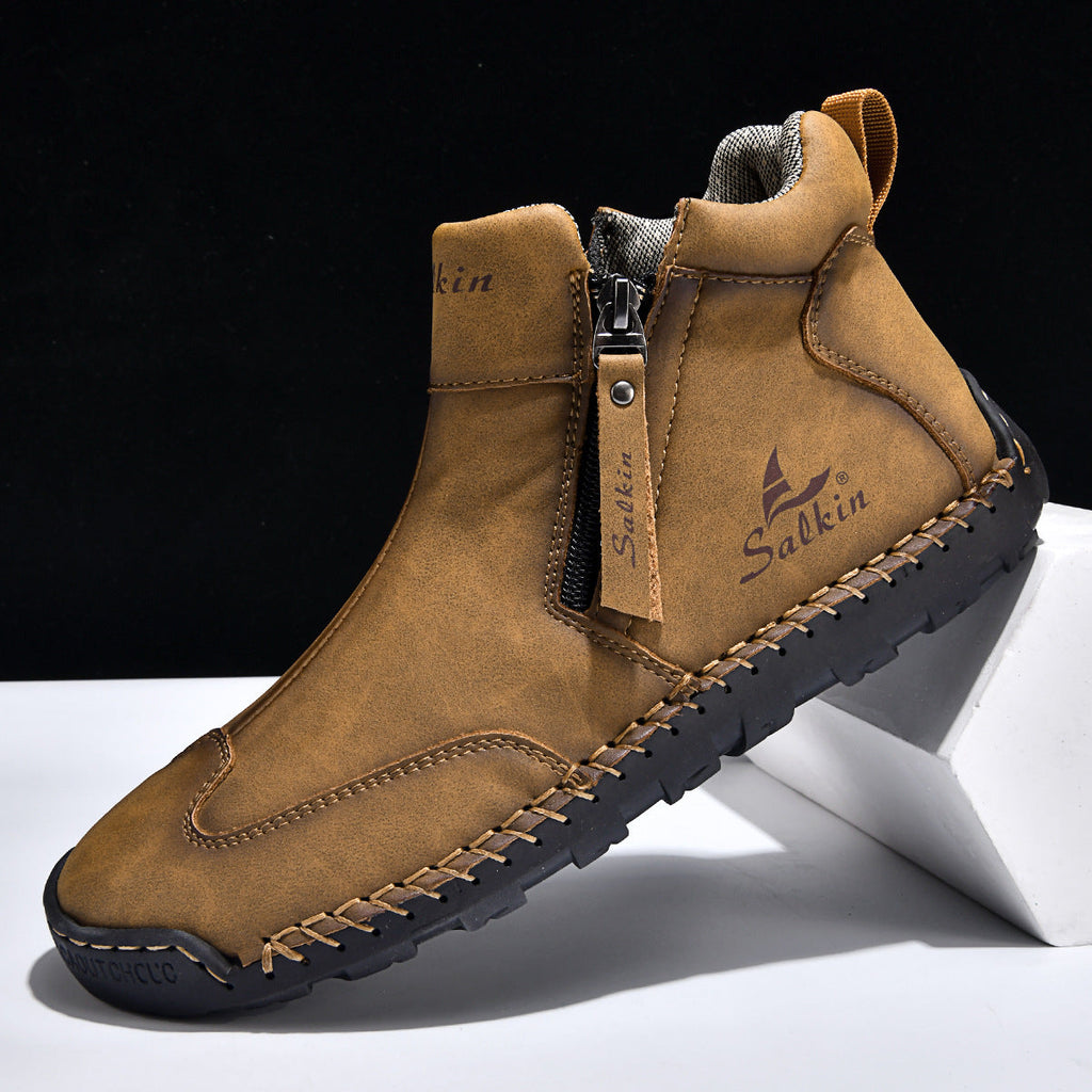 Adventure-Ready Leather Footwear