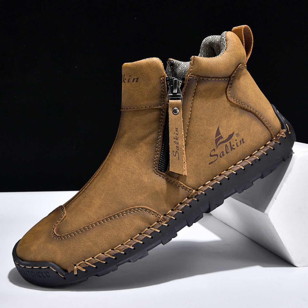 Adventure-Ready Leather Footwear