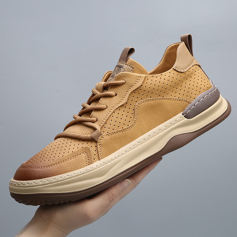 Italian Leather Sneakers by Carlo