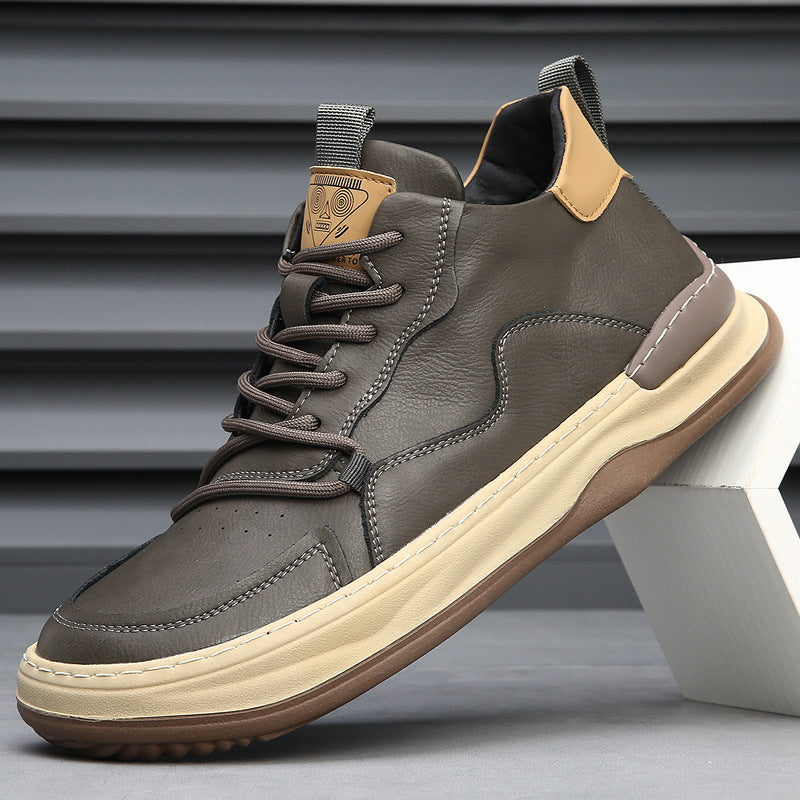 Authentic Italian Leather Sneakers by Ravello