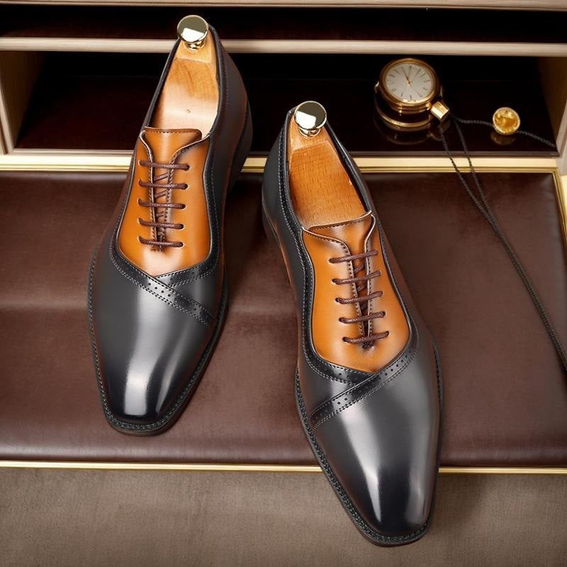 Marcello Genuine Leather Dress Shoes