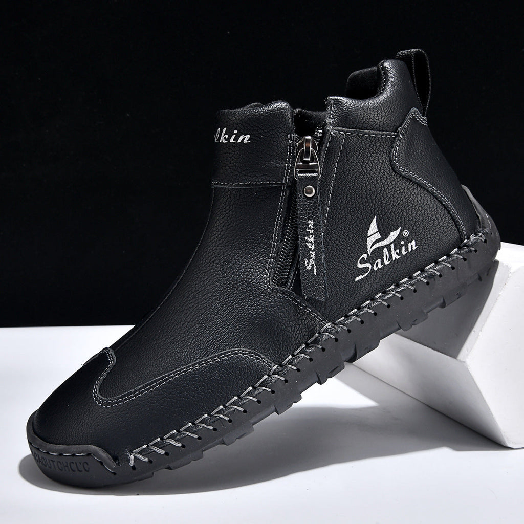 Adventure-Ready Leather Footwear