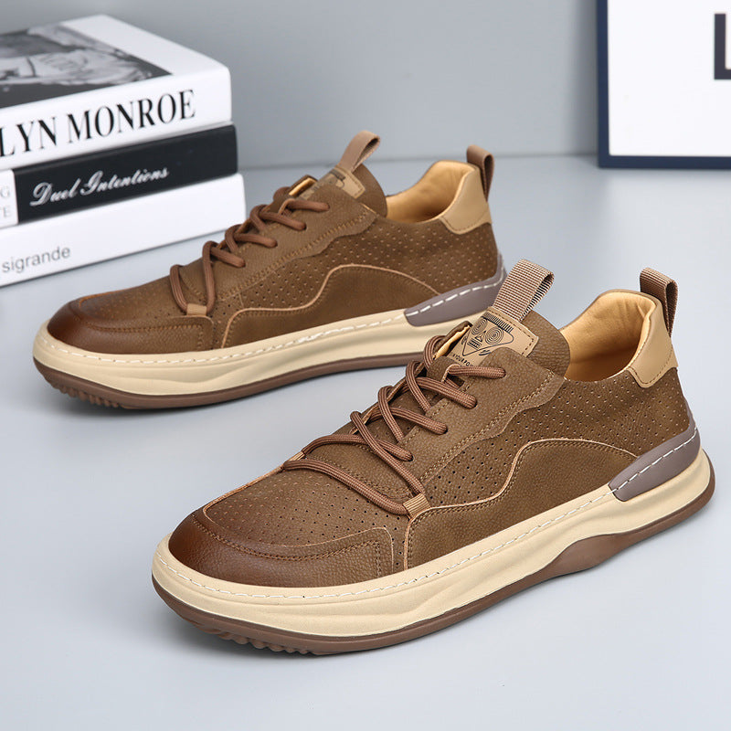 Italian Leather Sneakers by Carlo