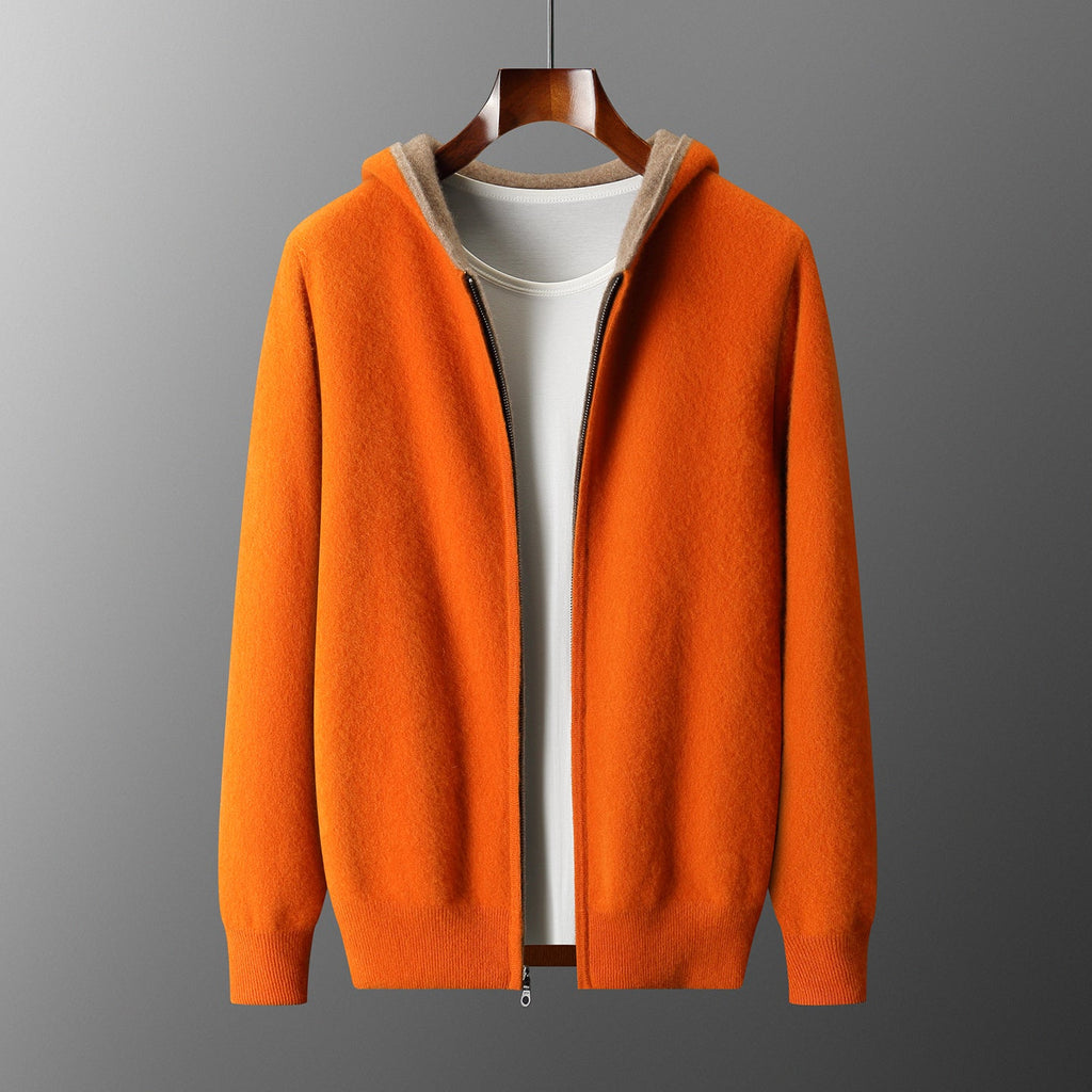 Giorgio Merino Wool Pullover Hoodie