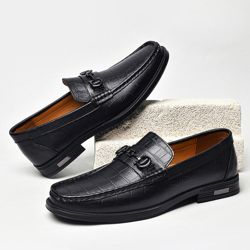 Roberto Premium Italian Leather Slip-On Shoes