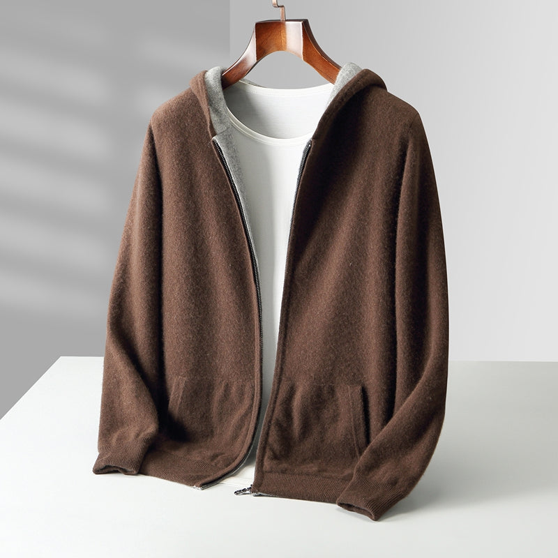 Giorgio Merino Wool Pullover Hoodie