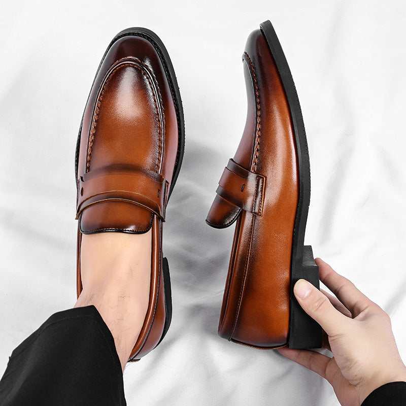 Lucca Genuine Italian Leather Slip-On Shoes