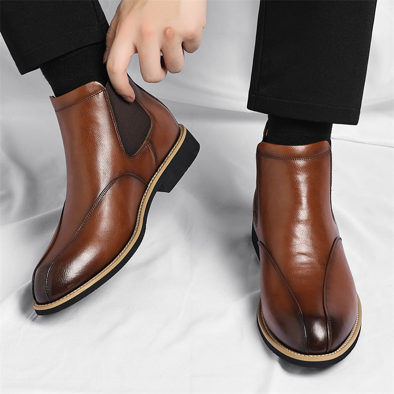 Marcello Leather Ankle Boots