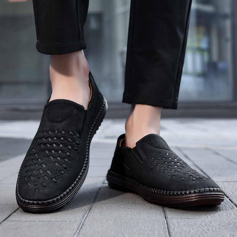 Carter Authentic Leather Slip-On Shoes