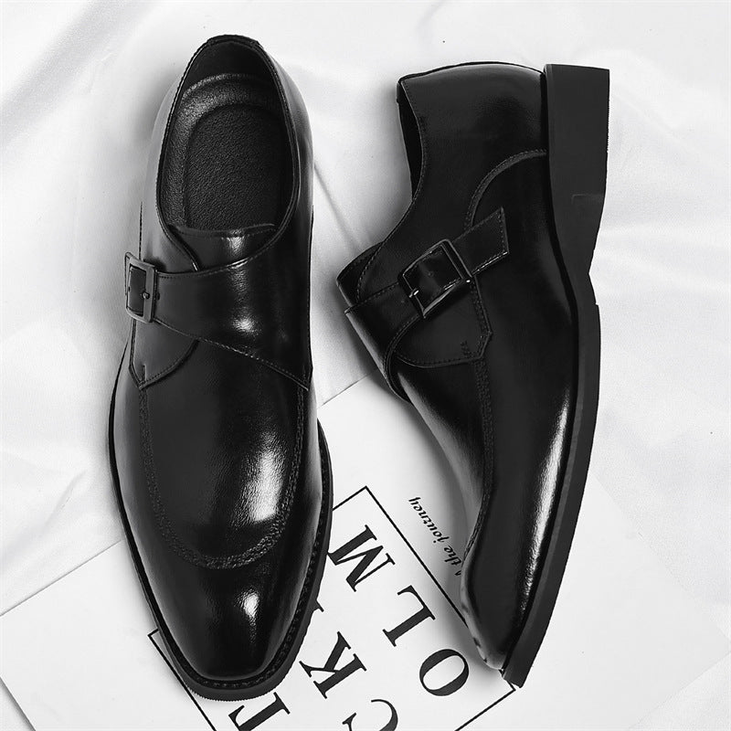 Danbury Leather Monk Strap Shoes