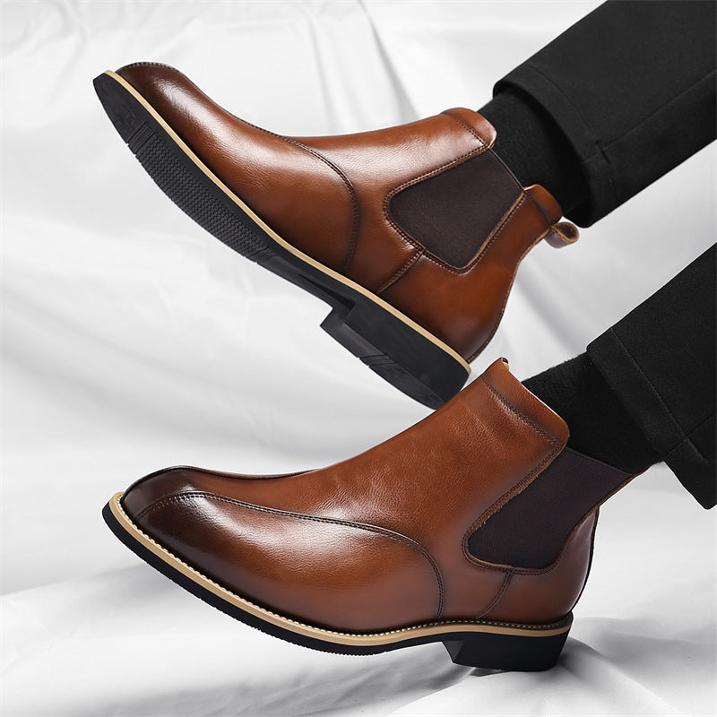 Marcello Leather Ankle Boots