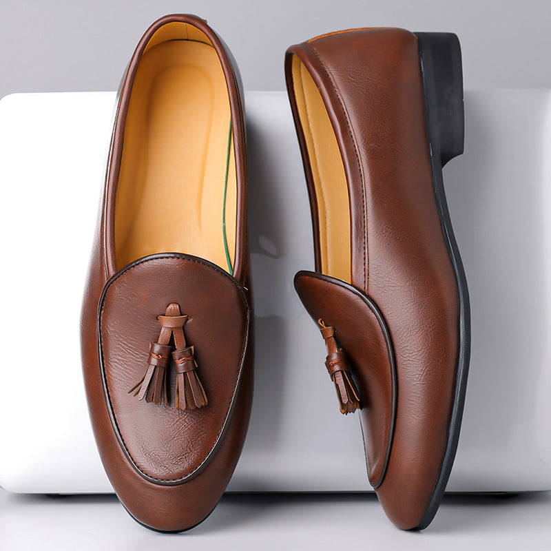 Vittorio Tassel Slip-On Loafers