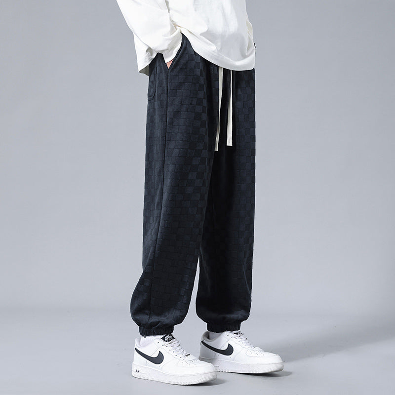 Andre Checkered Corduroy Joggers
