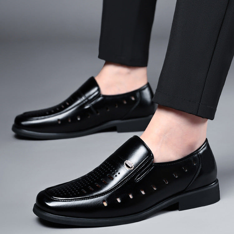 Rivoli Leather Slip-On Shoes
